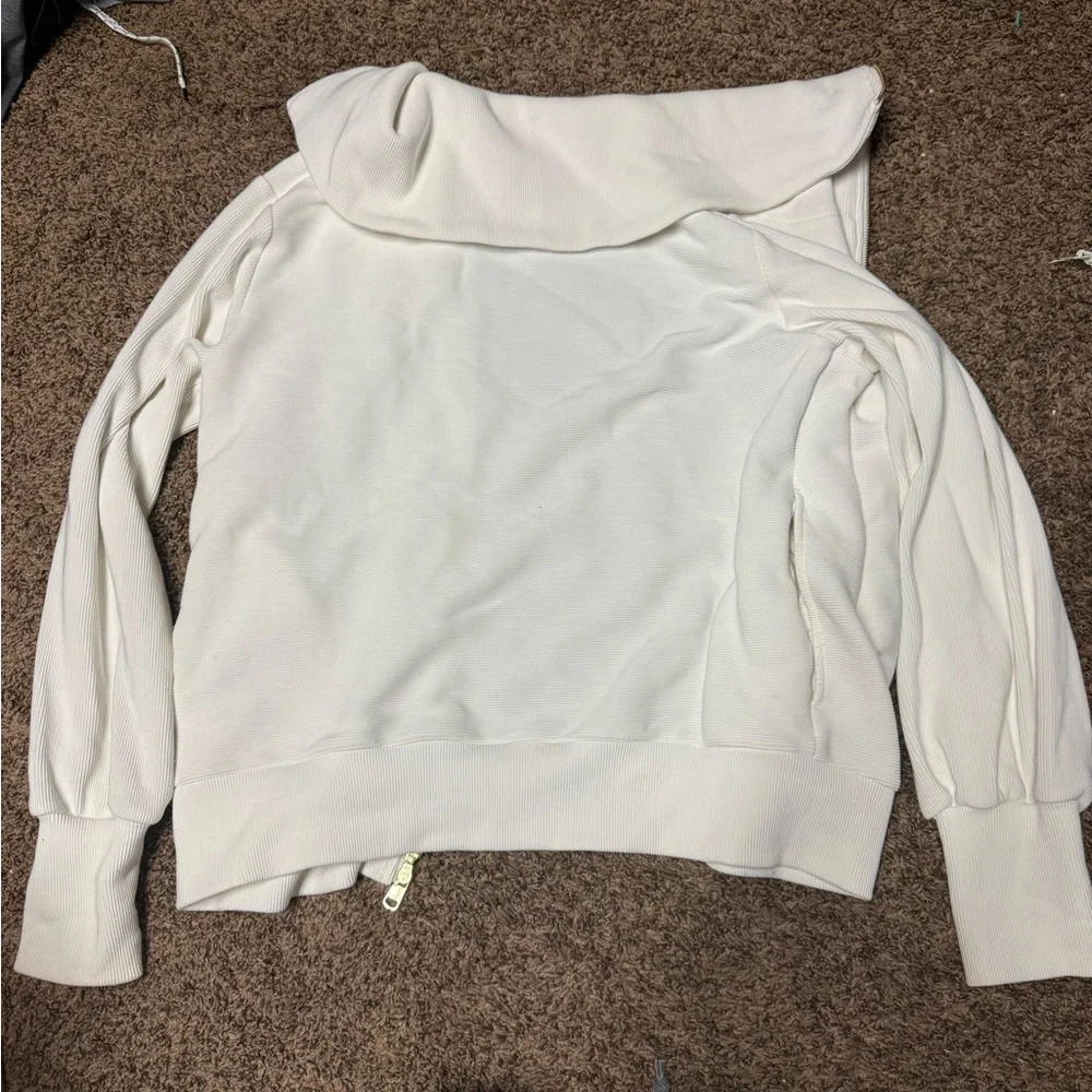 Varley ells jacket in egret